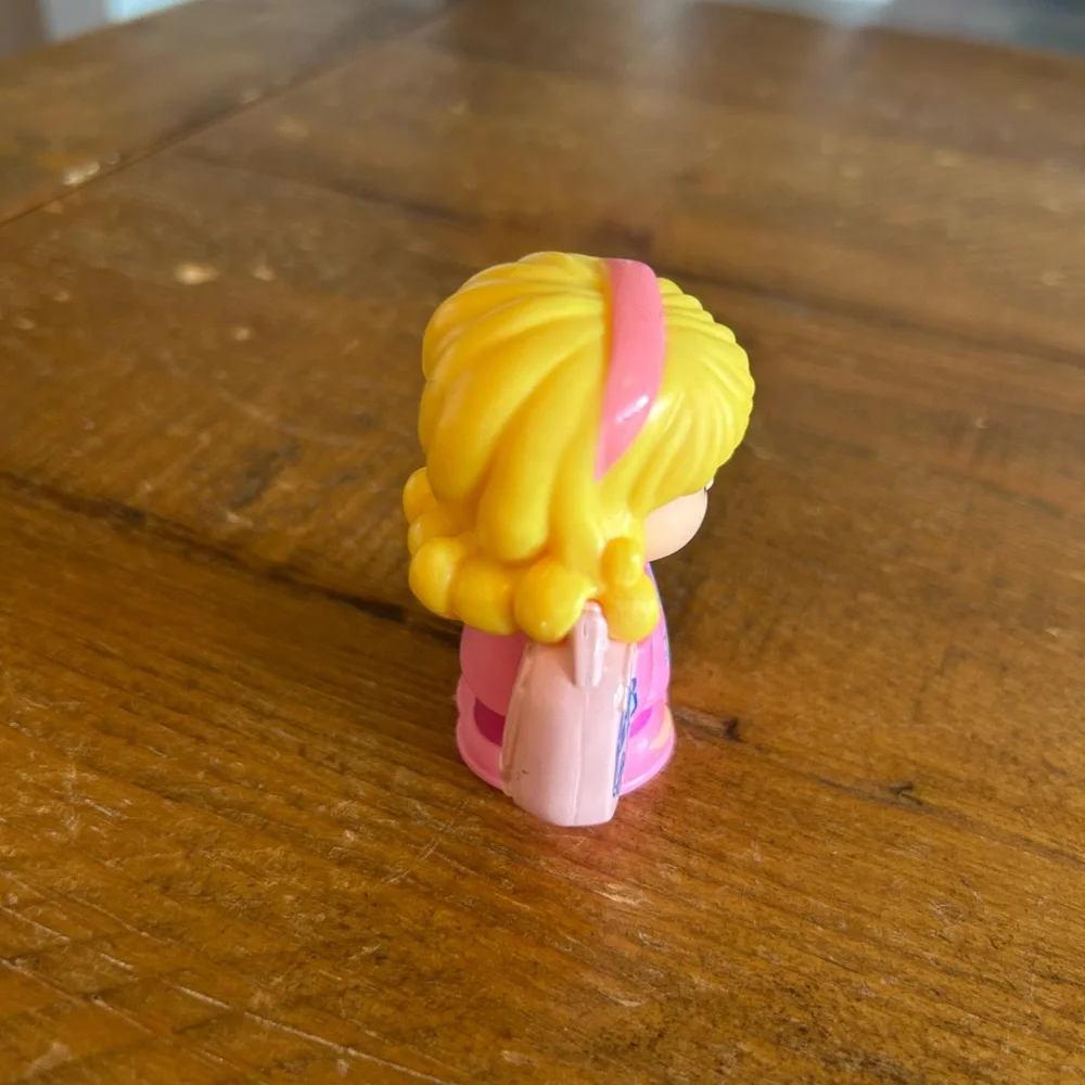 Fisher Price Little People blonde haired girl schoolgirl as is